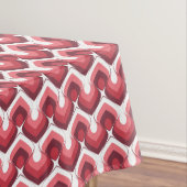 Bold Retro Modern Motif in Pinks Tafelkleed (Voorbeeld)