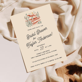 Bold Retro Saguaro Cactus Desert Vrijgezellenfeest Kaart