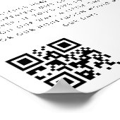 Bold Retro Script Heart Honeymoon Fund Weddenschap Poster (Hoek)