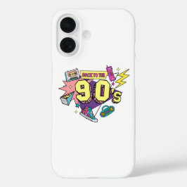 Bold Retro Terug naar de jaren 90 iPhone 16 Hoesje