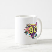 Bold Retro Terug naar de jaren 90 Koffiemok (Voorkant rechts)