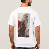 Bold Richard I Lionheart Kunstwerk T-shirt (Achterkant)
