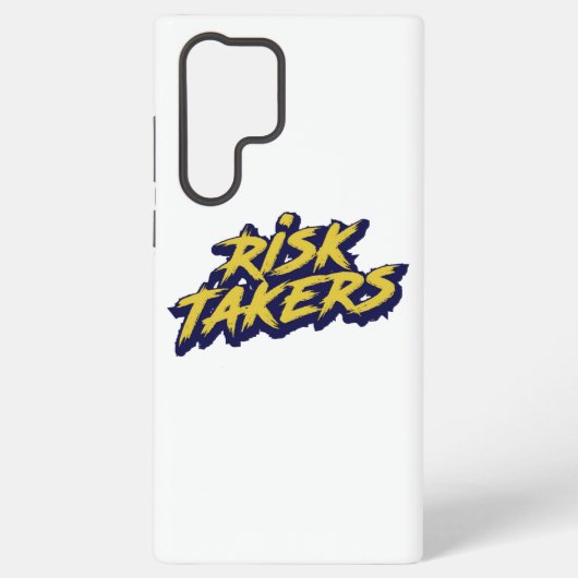 Bold "Risk Takers" Motivational Samsung Galaxy Hoesje (Achterkant)