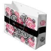 'Bold Roos-My One and Only' Grote Geschenktas Groot Cadeauzakje (Voorkant Gekanteld)