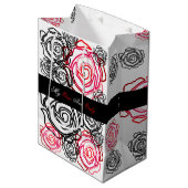 'Bold Roos-My One and Only' Medium Gift Bag Cadeauzakje (Voorkant Gekanteld)