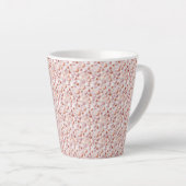 Bold Rose Gold Hearts Small Ceramic Latte Mug Latte Mok (Rechterhoek)