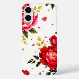 Bold Roses & Hearts Case