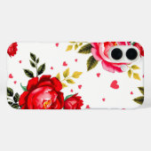 Bold Roses & Hearts Case (Achterkant (horizontaal))