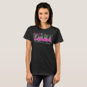 Bold Roze en Groene Kamala 2024 Graffiti T-shirt (Voorkant volledig)