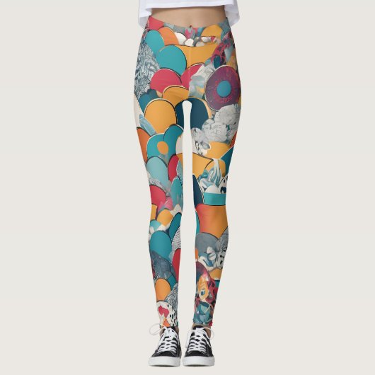 Bold Rules: A Clear, Striking Message Leggings (Voorkant)