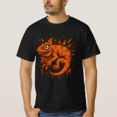 Bold Salamander Illustration  T-shirt (Voorkant)