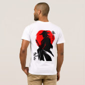 Bold Samurai Art for Martial Arts Fans T-shirt (Achterkant volledig)