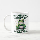 Bold & Sassy Frog Quote Graphic Koffiemok (Links)