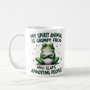 Bold & Sassy Frog Quote Graphic Koffiemok