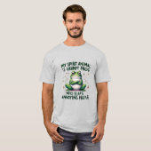 Bold & Sassy Frog Quote Graphic T-shirt (Voorkant volledig)