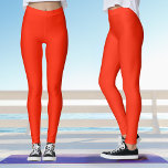 Bold Scarlet Red Yoga Leggings<br><div class="desc">Deze gewaagde scharlaken rode yoga leggings kunnen worden gemengd en gematcht met de regenboog tanktops in dit collectie.</div>