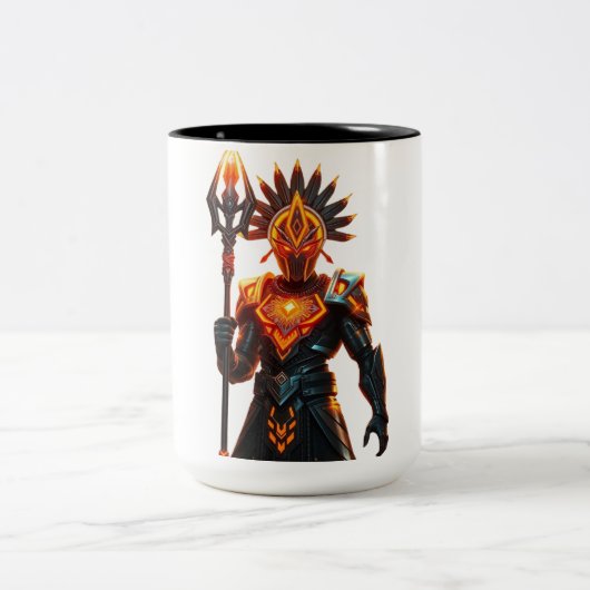 Bold Sci-Fi Warrior tweetonige Mok (Center)