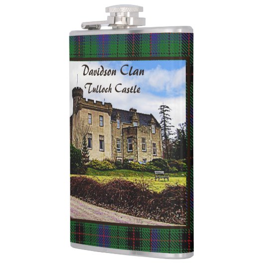 Bold Scottish Davidson Clan's Tulloch Castle Heupfles (Links)