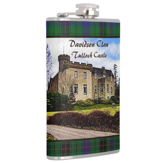 Bold Scottish Davidson Clan's Tulloch Castle Heupfles (Rechts)