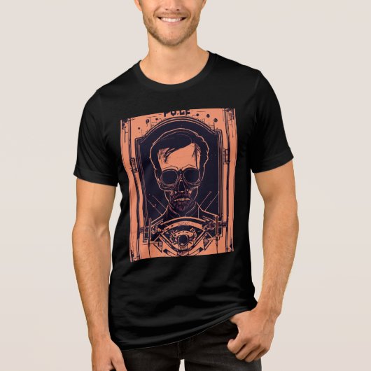 "Bold Skull Graphic T-shirt - Edgy Urban Style" (Voorkant)