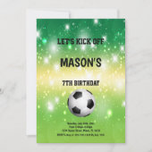 Bold Sports Party Theme Kaart (Voorkant)