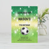 Bold Sports Party Theme Kaart (Staand voorkant)