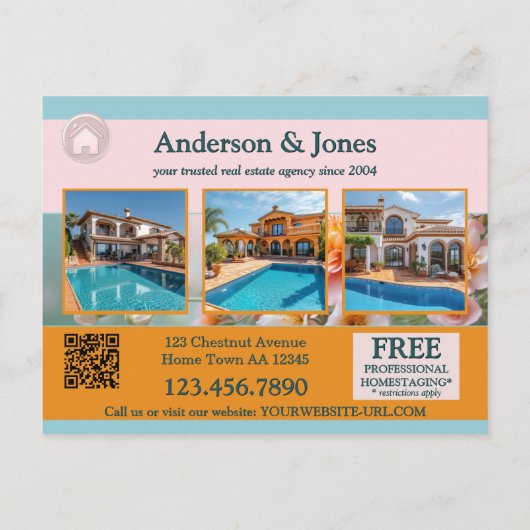 Bold Spring Foto Onroerend goed Briefkaart (Achterkant)