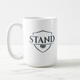 Bold “STAND” Inspirational Christian Mug Koffiemok