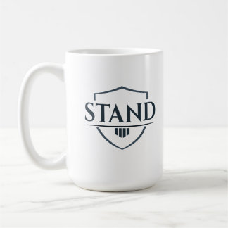 Bold “STAND” Inspirational Christian Mug Koffiemok