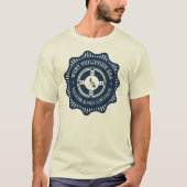 Bold Star Mannen met WPS-ledenbadge T-shirt (Voorkant)