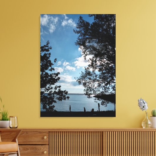 Bold Stark Contrast Canvas Afdruk (Insitu (Woonkamer))