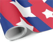 Bold Stars and Stripes, 4 juli editie Cadeaupapier (Rol Hoek)