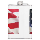 Bold Stars and Stripes - Amerikaanse vlag Heupfles (Achterkant)