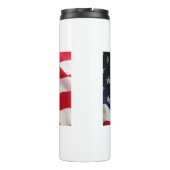 Bold Stars and Stripes - Amerikaanse vlag Thermosbeker (Achterkant)