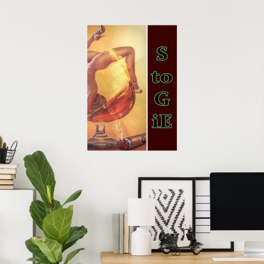 Bold Stogie 20x28 poster (Thuiskantoor)