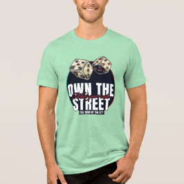 Bold Street Vibe Dice Gambler Urban Unisex Tee Tri-Blend Shirt