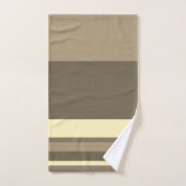 Bold Stripe handdoek set in elegante tinten (Handdoek)