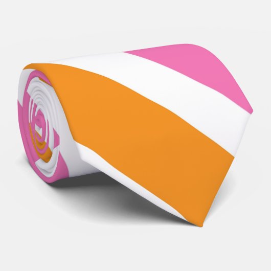 Bold Stripes Bliss Stropdas (Opgerold)