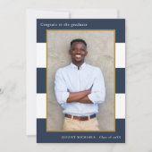 Bold Stripes Fotogradatie Uitnodiging (Voorkant)