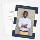 Bold Stripes Fotogradatie Uitnodiging