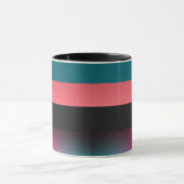 Bold Stripes Gradient Elegant Coffee Mok (Midden)