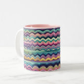 Bold Stripes Koffie Mok ,Elegant Koffie Mok (Voorkant links)