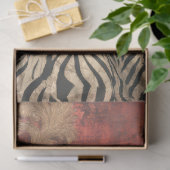 Bold Stripes, Sophisticated Lady, Damask Patina Tissuepapier (Geschenk)