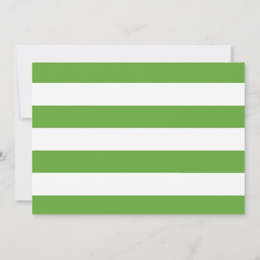 Bold Stripes Verjaardagsfeestje Kaart (Achterkant)