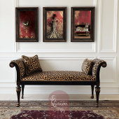 Bold Stripes, Zebra Loungen, Hollywood Regency Tissuepapier