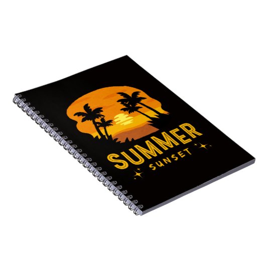 Bold Summer Sunset | Notitieboek (Rechterzijde)