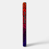 Bold Swirl Doodle iPhone Case (Achterkant / Links)