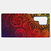 Bold Swirl Doodle Samsung Galaxy Hoesje (Achterkant horizontaal)