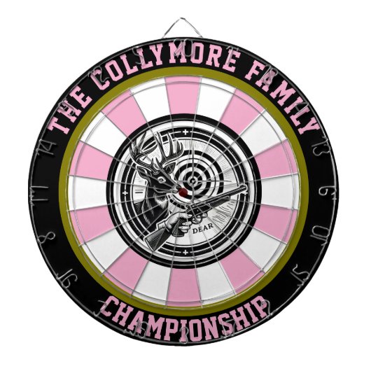 Bold Target Kunst van Herten Dartbord (Voorkant)