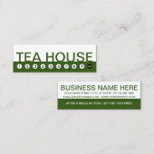 bold TEA HOUSE klantenloyaliteit Klantenkaartje (Voorkant / Achterkant)